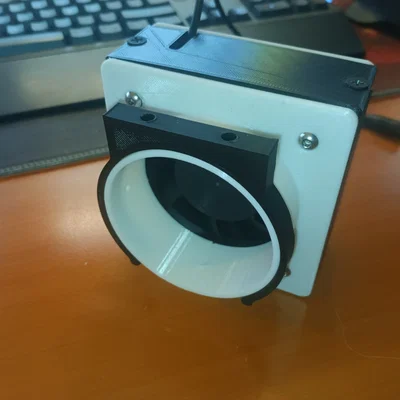 Bloc thông gió cho máy cắt laser với quạt 80mm
