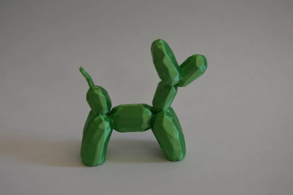 Chó bóng bay phong cách low poly - Image 3