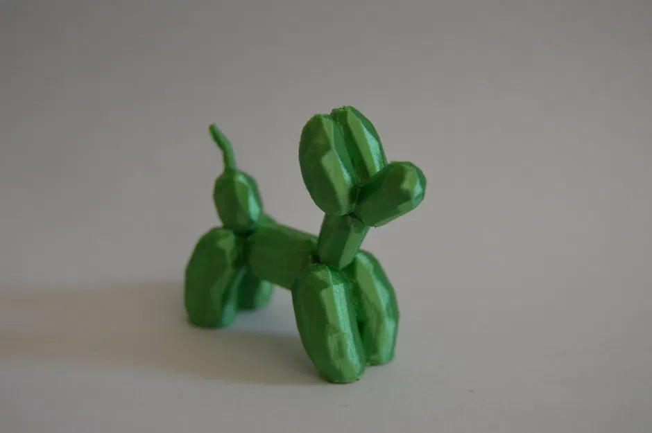 Chó bóng bay phong cách low poly - Image 4