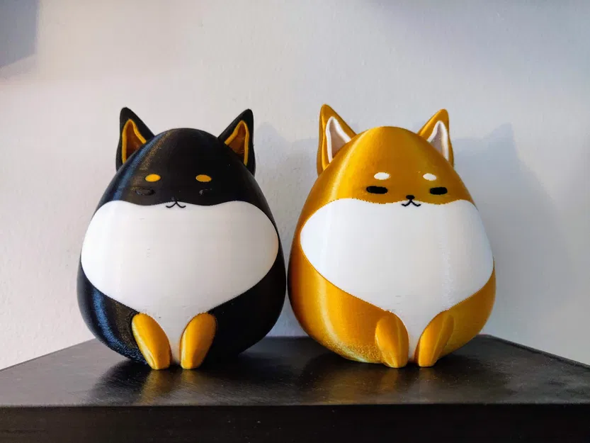 Chó Shiba Inu hình trứng đa sắc màu - Image 1