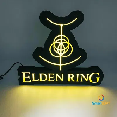Đèn LED hình logo Elden Ring