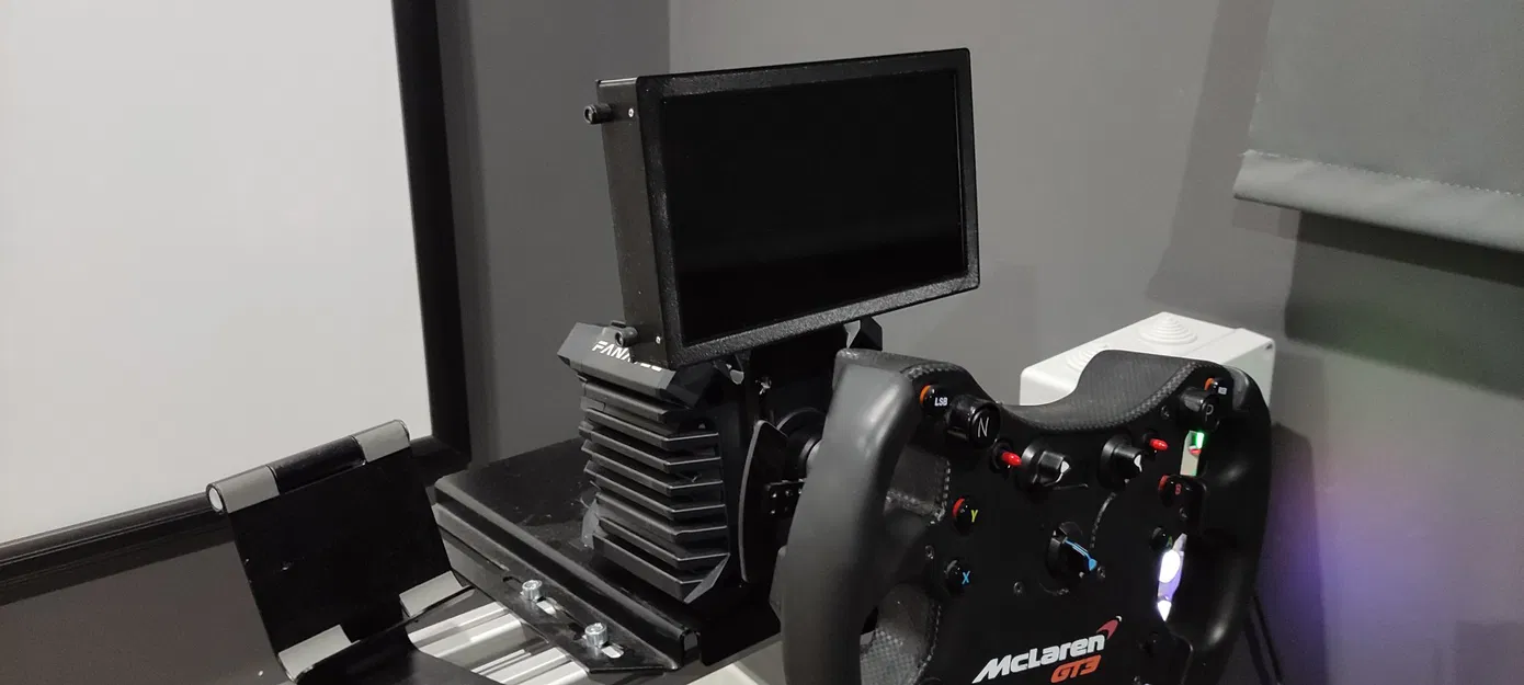 Giá đỡ Vesa 75x75 cho vỏ LCD 8.9'' và nút bấm - Image 2