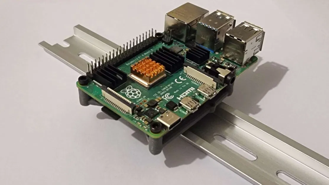 Bảng gắn Raspberry Pi lên thanh DIN Rail - Image 2