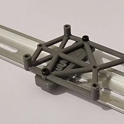 Bảng gắn Raspberry Pi lên thanh DIN Rail