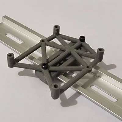 Bảng gắn Raspberry Pi lên thanh DIN Rail