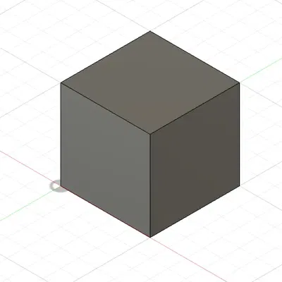 Khối vuông Low Poly kích thước 25mm cho thử nghiệm