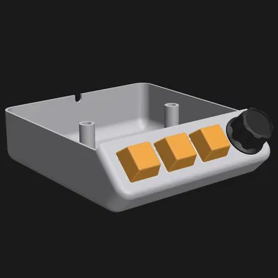 Bộ điều khiển phương tiện ESPHome lắp dưới bàn