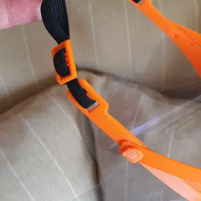 Kẹp dây cao su điều chỉnh cho mặt nạ bảo hộ