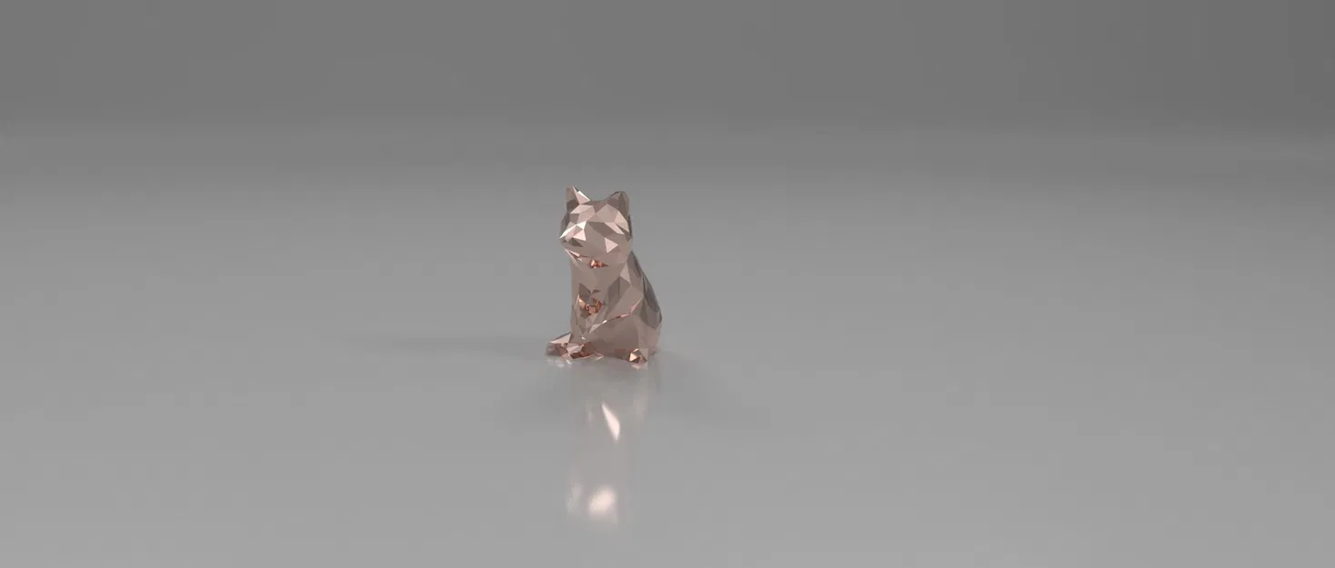 Tượng nhồi bông gấu mèo racoon phong cách low poly - Image 1