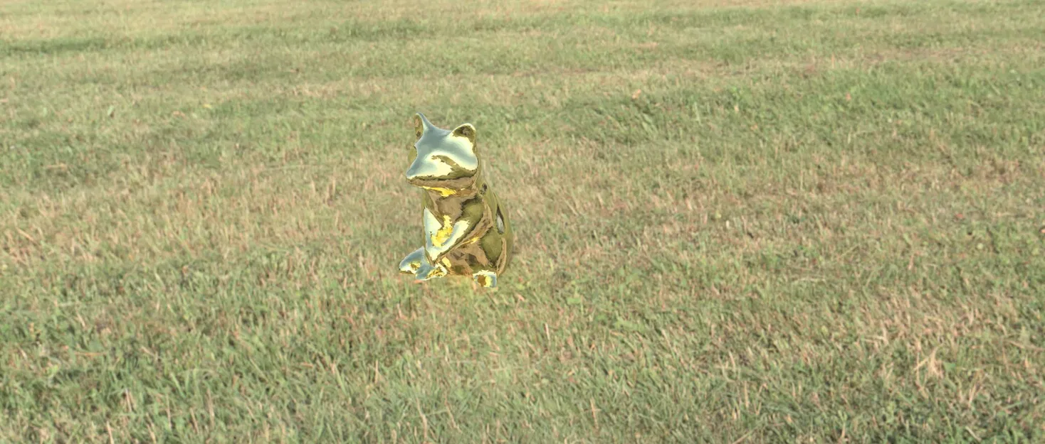 Tượng nhồi bông gấu mèo racoon phong cách low poly - Image 3