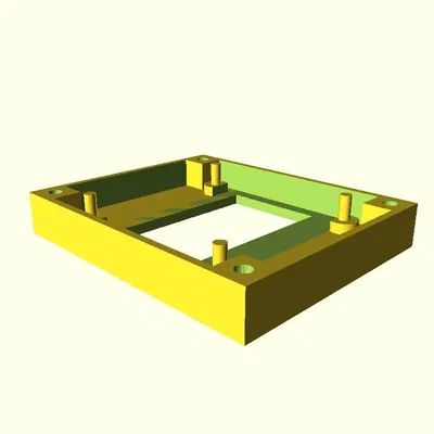 Vỏ mỏng cho màn hình Oled SSD1306 (arduino / ESP)
