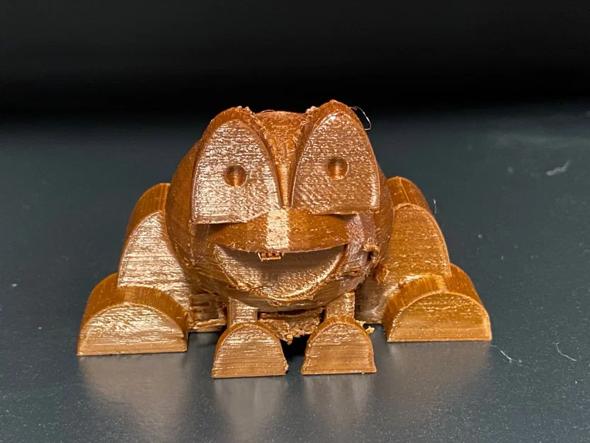 Ếch ngồi dễ thương trong mô hình 3D chân thực - Image 1