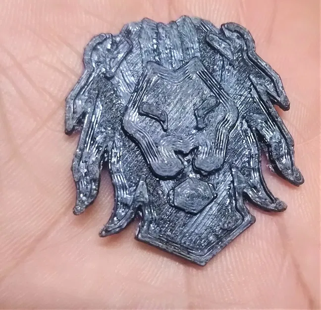 Biểu tượng đầu sư tử dành cho móc khóa hoặc gắn trên bề ... - Image 1