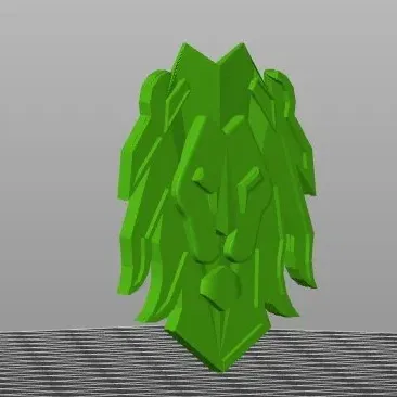 Biểu tượng đầu sư tử dành cho móc khóa hoặc gắn trên bề ...