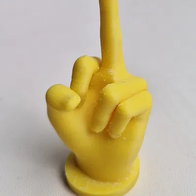 Bàn tay với ngón giữa giơ lên