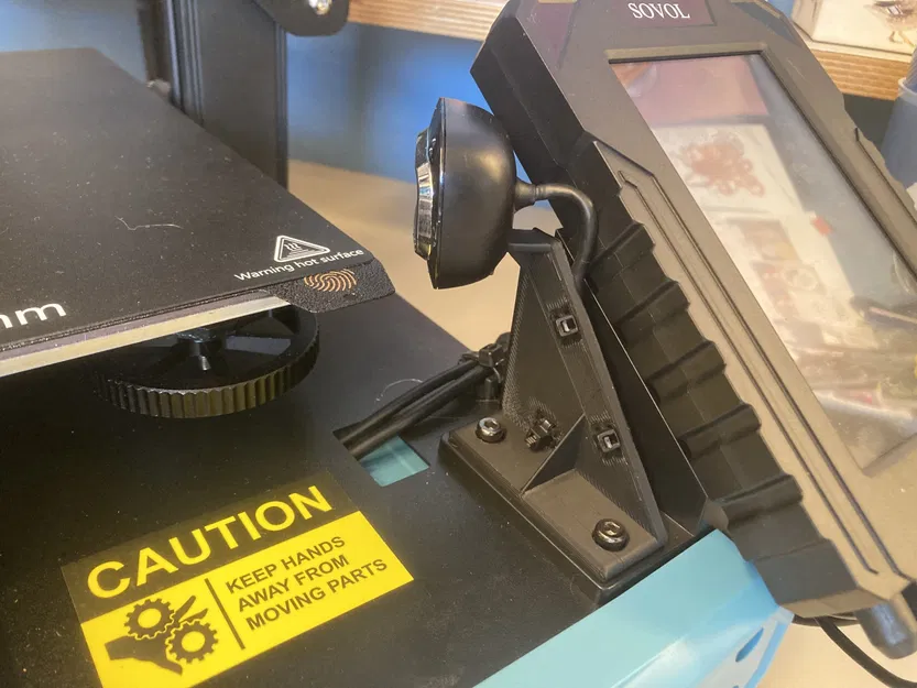 Giá đỡ webcam cho Microsoft LiveCam 3000 HD trên Sovol SV07 - Image 1