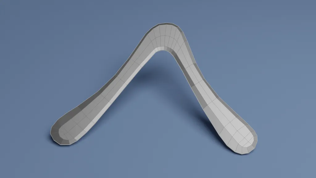 Boomerang kiểu low poly cho nghệ sĩ 3D - Image 1