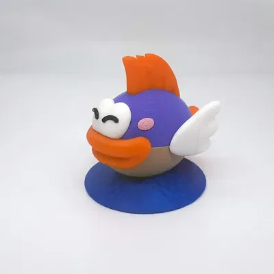 Cá hạnh phúc Sushi từ Paper Mario 64