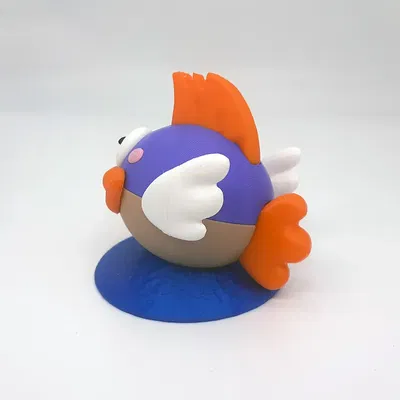 Cá hạnh phúc Sushi từ Paper Mario 64