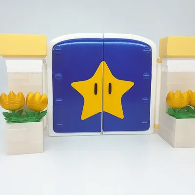 Cửa Sao từ lâu đài công chúa trong Paper Mario 64