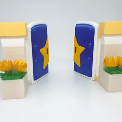 Cửa Sao từ lâu đài công chúa trong Paper Mario 64