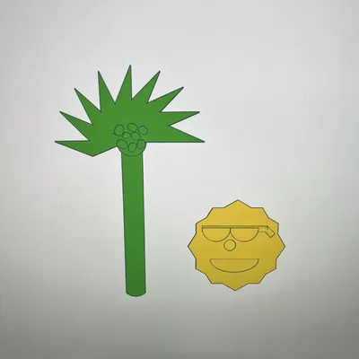 Góc thư giãn mùa hè với đồ nội thất phong cách low poly