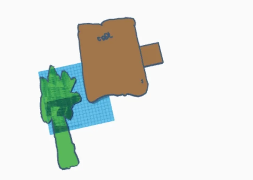 Giá đỡ ly và dấu trang mùa hè phong cách low poly - Image 1