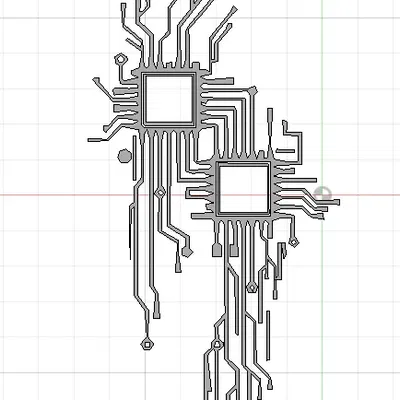 Trang trí mạch in cho vỏ máy in 3D phiên bản 2