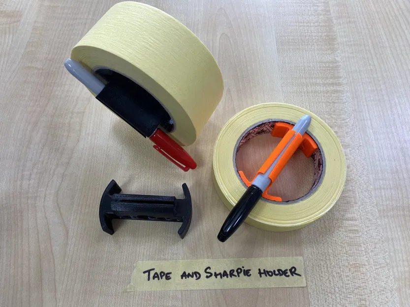 Giá đỡ bút Sharpie và cuộn băng dính tiện lợi - Image 1