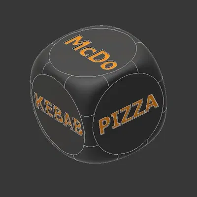 Xúc xắc quyết định món ăn mang về cho gia đình