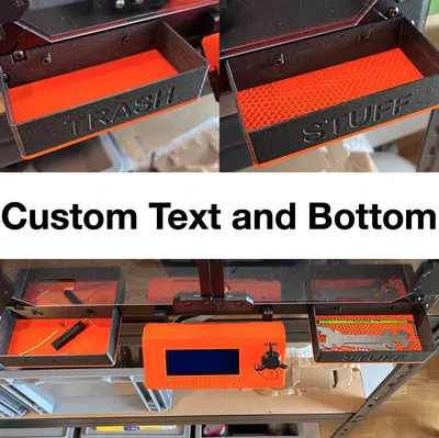 Hộp đựng rác và dụng cụ tùy chỉnh cho Prusa Enclosure