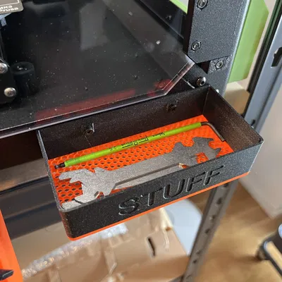 Hộp đựng rác và dụng cụ tùy chỉnh cho Prusa Enclosure