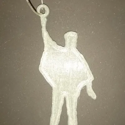 **Móc khóa hình bóng Ringo Beatles làm từ TPU-95A**