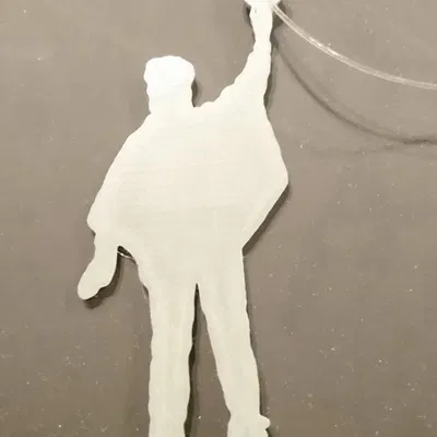 **Móc khóa hình bóng Ringo Beatles làm từ TPU-95A**