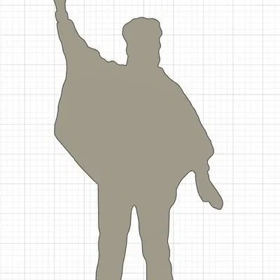 **Móc khóa hình bóng Ringo Beatles làm từ TPU-95A**