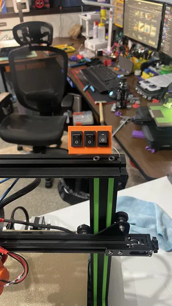 Công tắc rocker V slot cho đèn chiếu sáng - Image 2