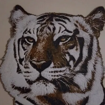 Mô hình hổ nghệ thuật treo tường Hueforge