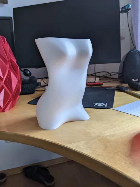 Tượng điêu khắc thân phụ nữ trong bình nghệ thuật - Image 2