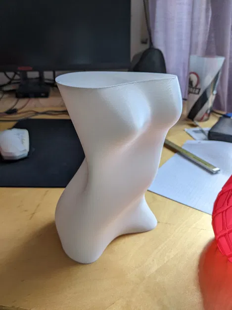 Tượng điêu khắc thân phụ nữ trong bình nghệ thuật - Image 3