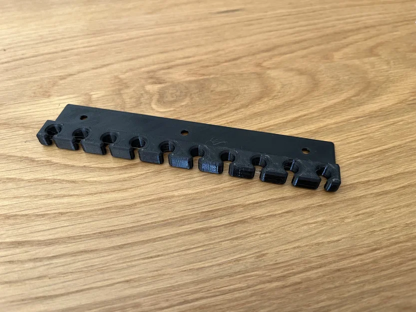 Bộ tổ chức cáp bàn rộng với 10 lỗ - Image 1