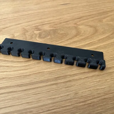 Bộ tổ chức cáp bàn rộng với 10 lỗ