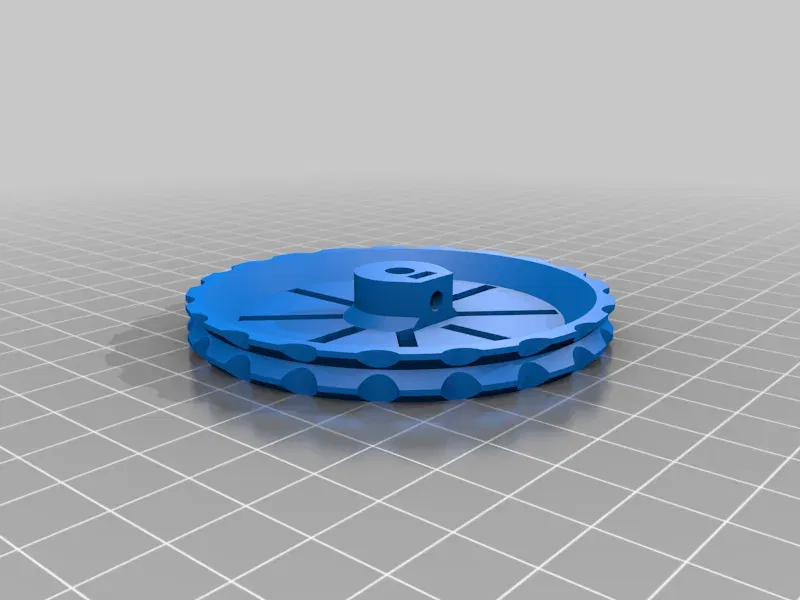 Bánh xe parametric cho robot Escornabot bằng Openscad - Image 1