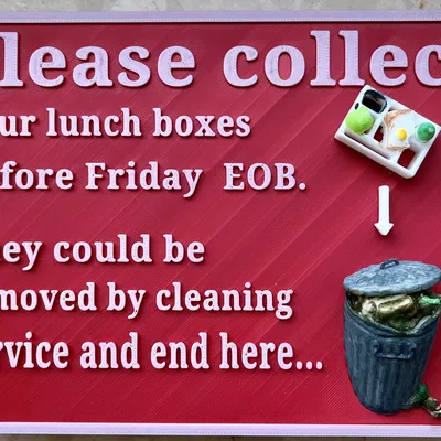 Bảng chỉ dẫn văn phòng mẫu 4: Tủ lạnh