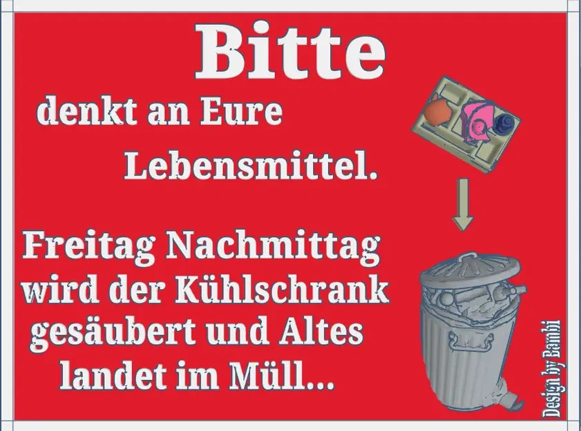 Bảng chỉ dẫn văn phòng mẫu 4: Tủ lạnh - Image 5