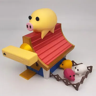 Nhà mini Lil Oinks từ Paper Mario 64