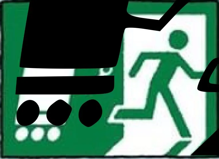 Biển báo thoát hiểm cho robot nổi giận - Image 5