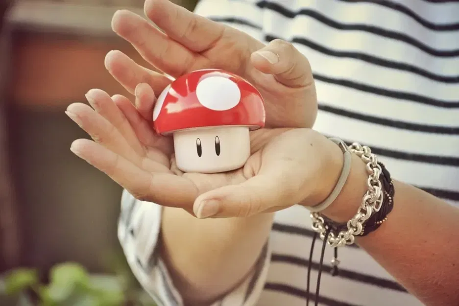 Hộp nhẫn cưới Nintendo hình nấm độc đáo - Image 3