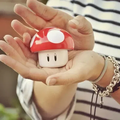 Hộp nhẫn cưới Nintendo hình nấm độc đáo