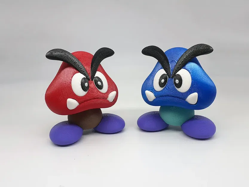 Nhân vật Goomba Bros từ trò chơi Paper Mario 64 - Image 2