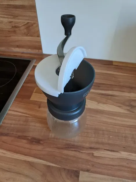 Nắp máy xay cà phê Hario in tại chỗ - Image 1